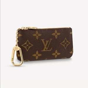 louis vuitton key pouch monogram blue
